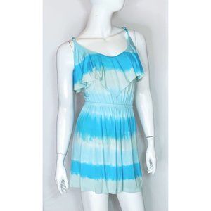 Gypsy 05 Dress NWT Size Small Blue White Tie-dye
